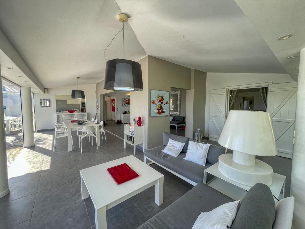 18.Location villa piscine Saint François Guadeloupe_terrasse vue sur mer